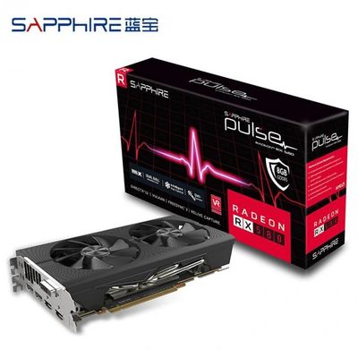 非Amd Radeon Rx580 8gb 2048sp LHRのグラフィックス・カード500W GDDR5