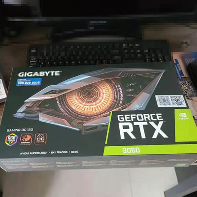 3ファンの写実的なビデオ カードNVIDIAのギガバイトRTX 3060の賭博OC 12G GDDR6