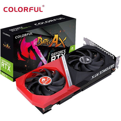 デスクトップの分離したグラフィックス・カードのGeForces RTX3060TiのデュオV2 LHRライト追跡